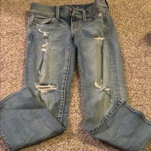 American eagle size 0 Capri